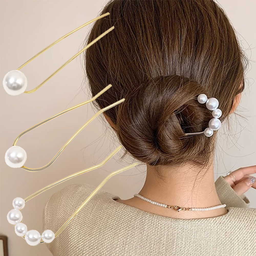 Vintage Fashion Accessories - New Metal Vintage U Shape Hairpin