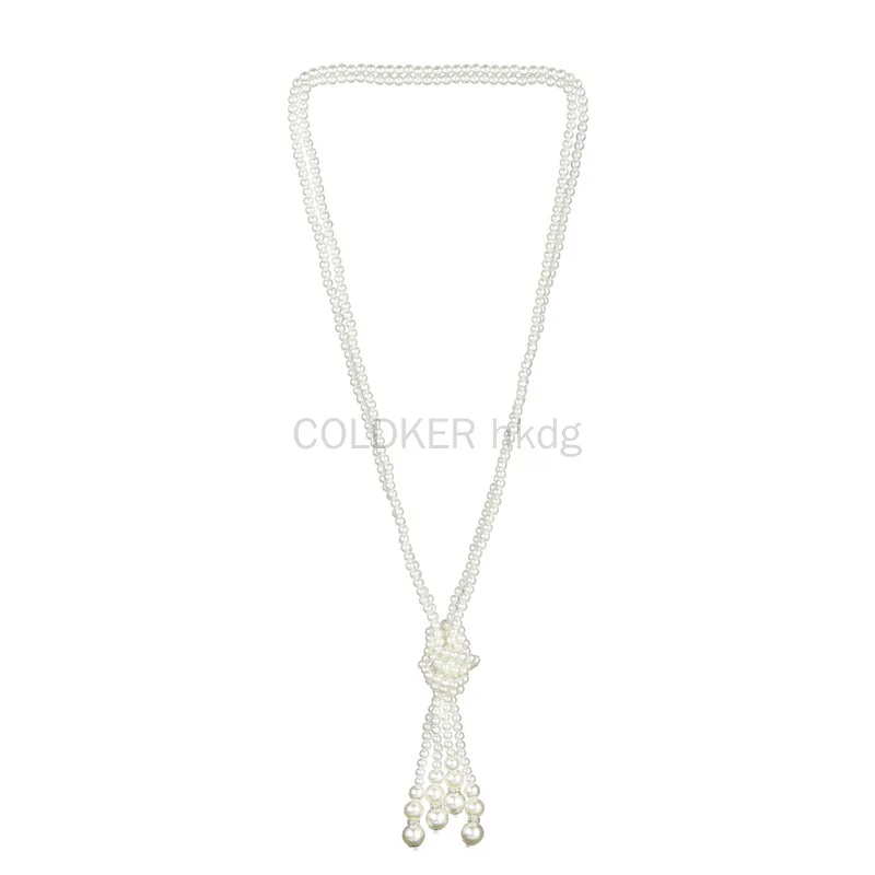 Vintage Fashion Accessories - 1920s Pearls Necklace Fashion Faux Pearls