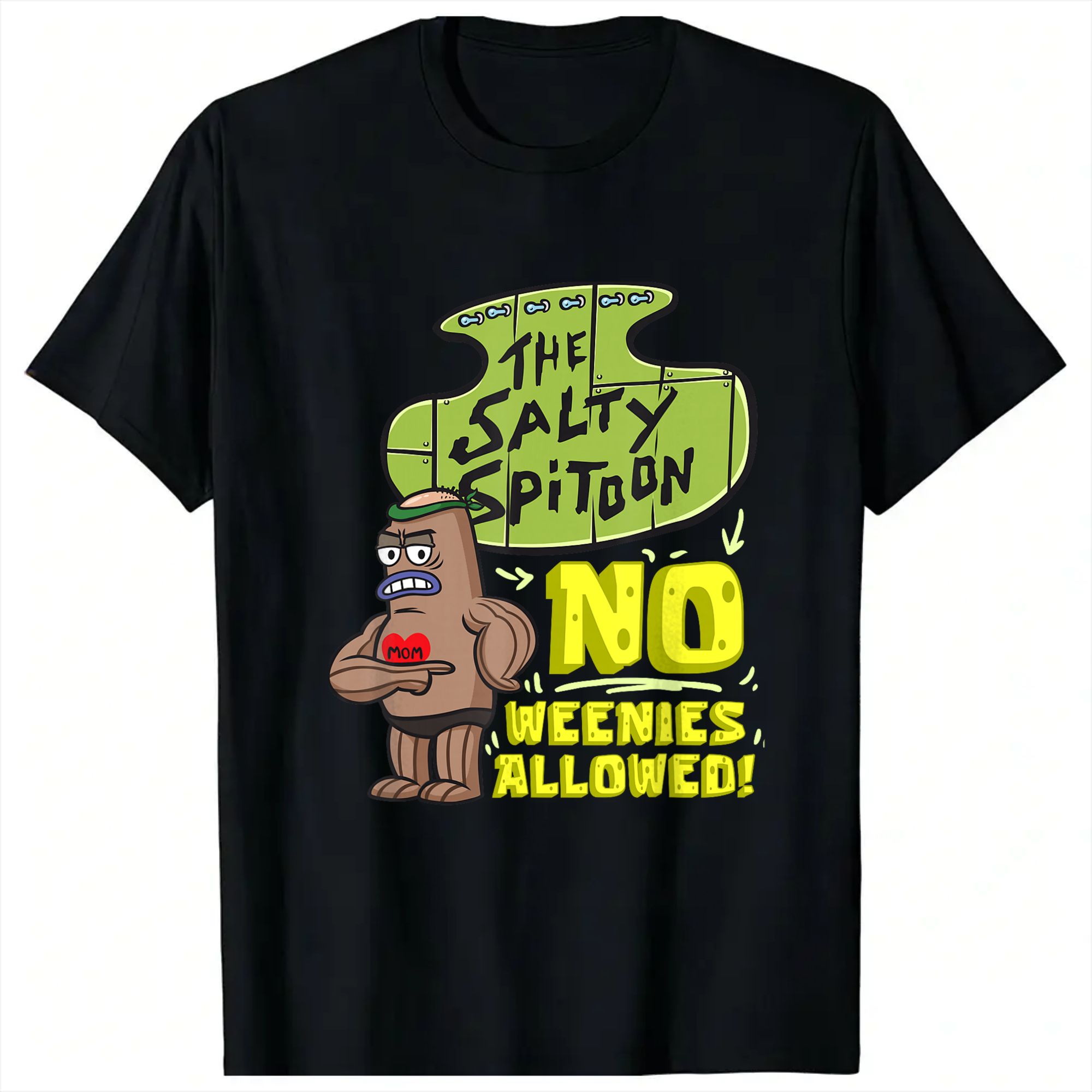 Vintage Fashion Ideas - Man T-Shirt Salty Spitoon No Weenies
