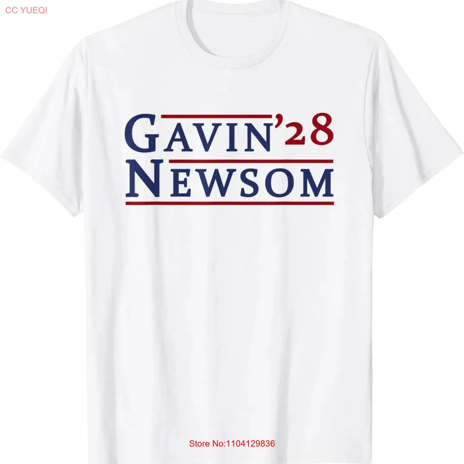 Vintage Fashion Campaigns - Gavin Newsom 2028 Presidential Campaign T