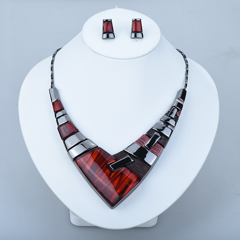Vintage Fashion Jewelry Brands - ICEYY Vintage Fashion Brand Red V