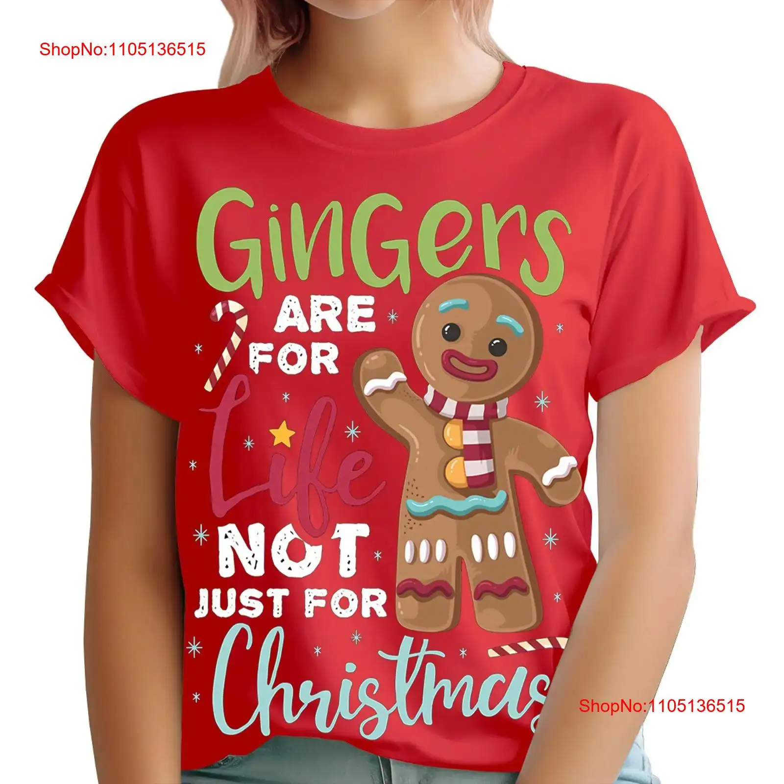 Vintage Fashion Ideas - Gingerbread T Shirt for Women Christmas
