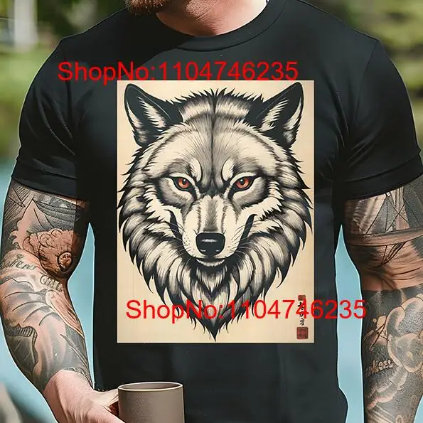 Traditional Wolf Art T Shirt J - Vintage Fashion Ideas 评论和价格