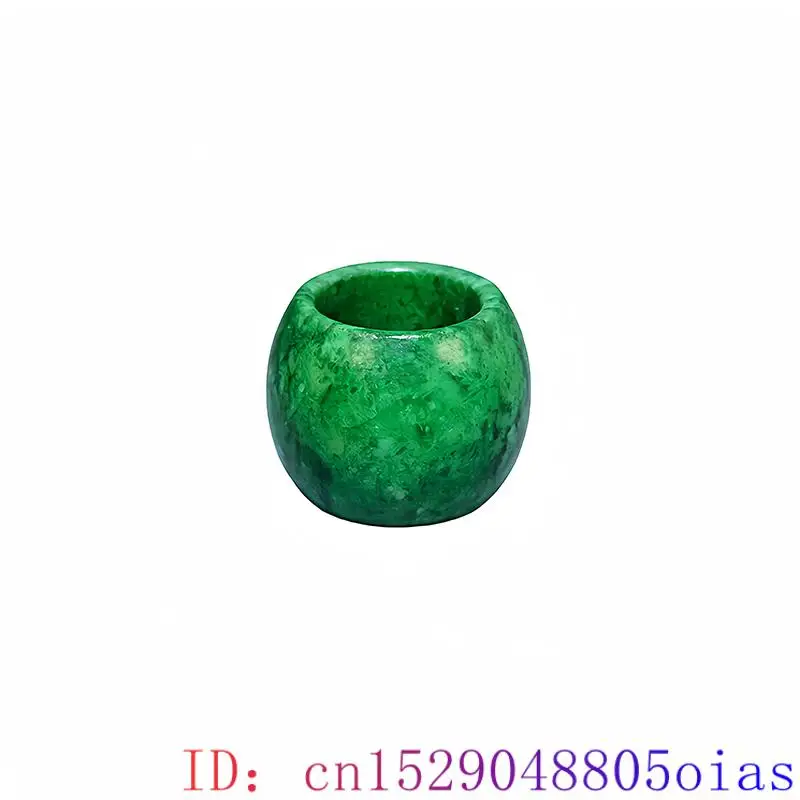 22mm Green Real Jade Rings for - Vintage Fashion Theme 评论和价格