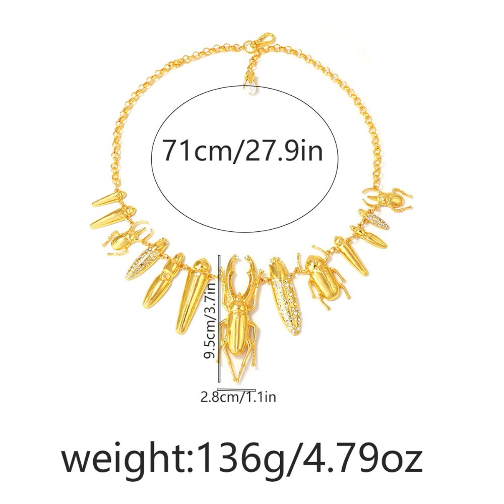 Vintage Gold Beetle Insect Sta - Vintage Fashion Bug 评论和价格