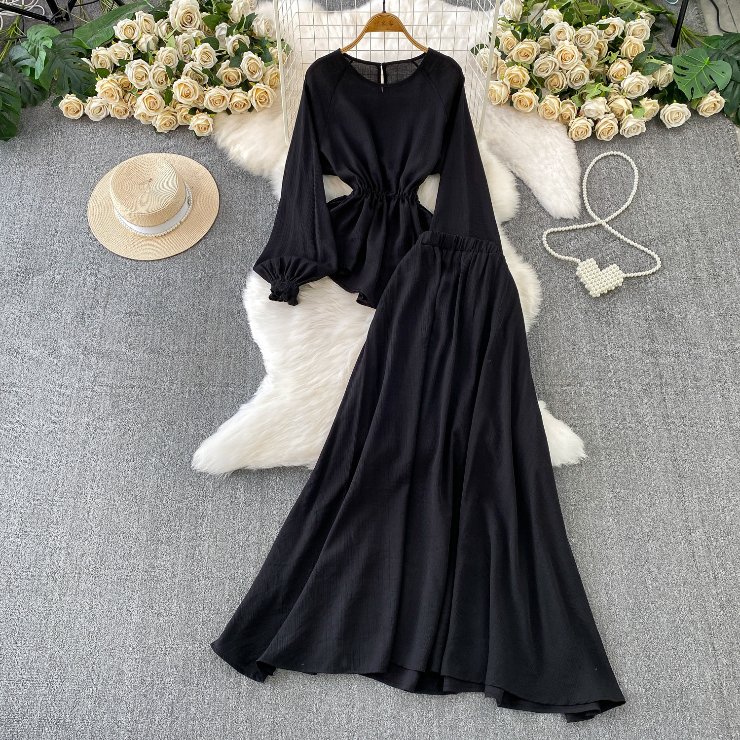 Elegant Vintage long sleeve as - Vintage Fashion Club 评论和价格
