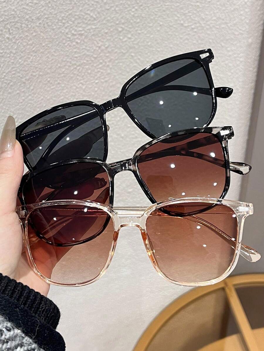 3pcs Geometric Plastic Square  - Vintage Fashion Accessories 评论和价格