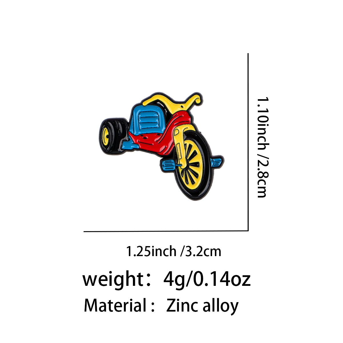 Retro Bicycle Enamel Pin Vinta - Vintage Fashion Theme 评论和价格