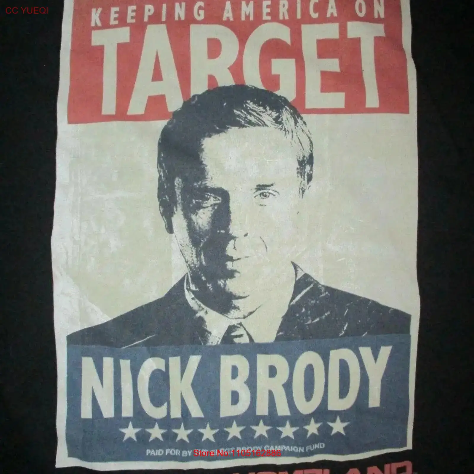 HOMELAND NICK BRODY T SHIRT Ca - Vintage Fashion Campaigns 评论和价格