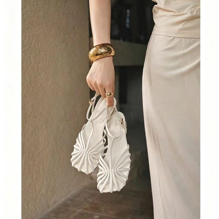 French-style Vintage Woven Toe - Vintage Fashion For Women 评论和价格