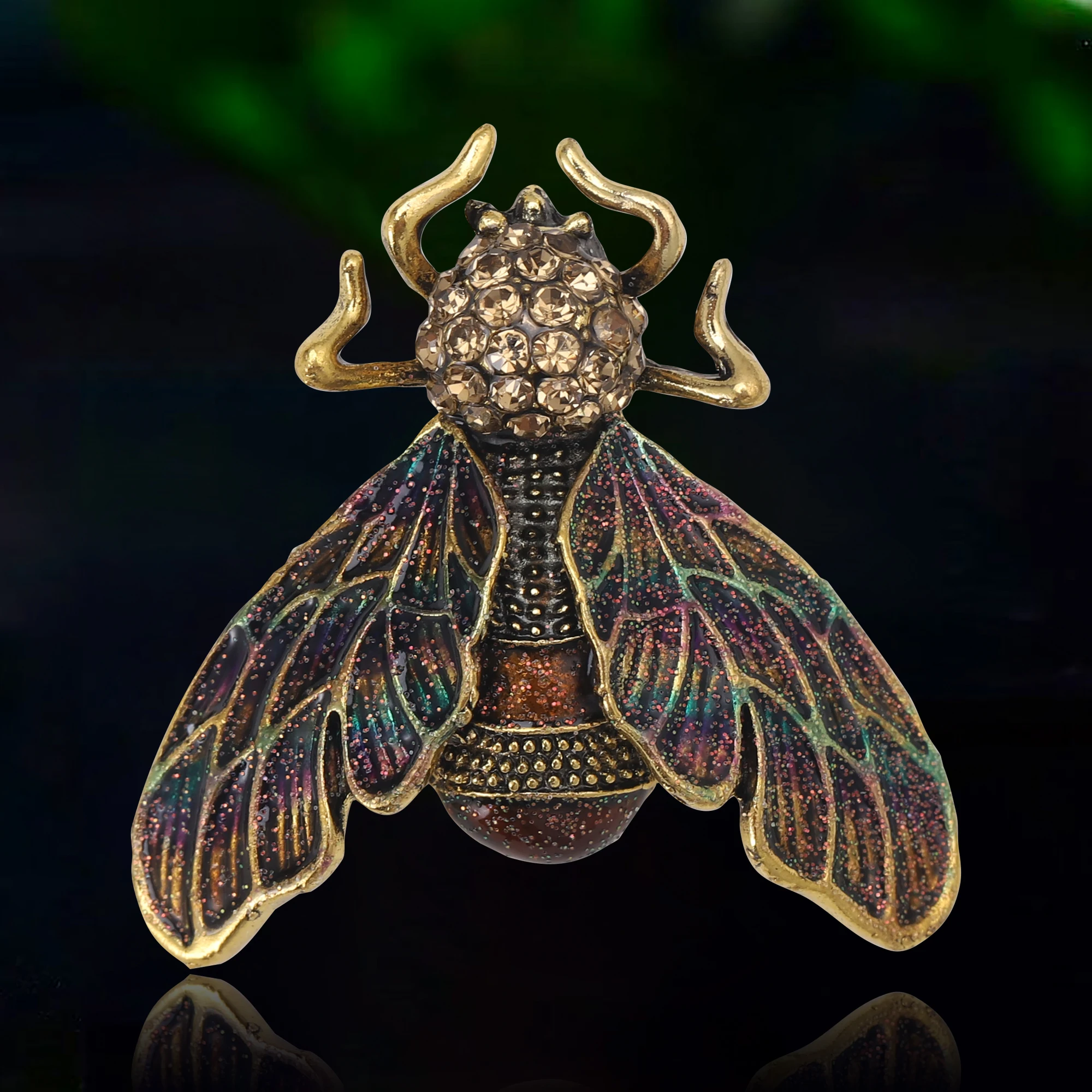 Vintage Rhinestone Bug Brooche - Vintage Fashion Bug 评论和价格