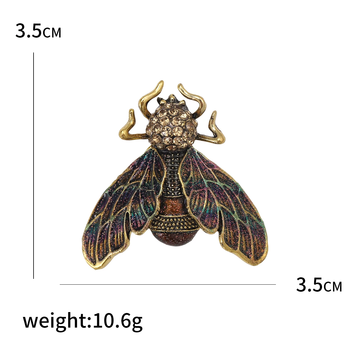 Vintage Rhinestone Bug Brooche - Vintage Fashion Bug 评论和价格