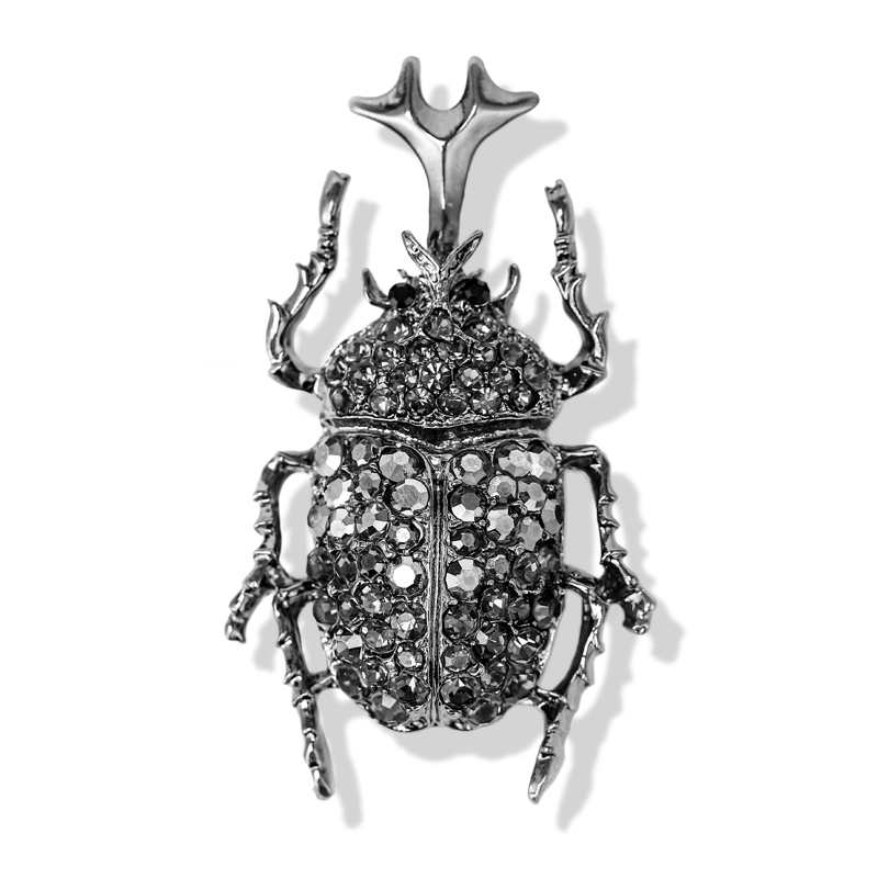 High-end Beetles Enamel Pin Rh - Vintage Fashion Bug 评论和价格