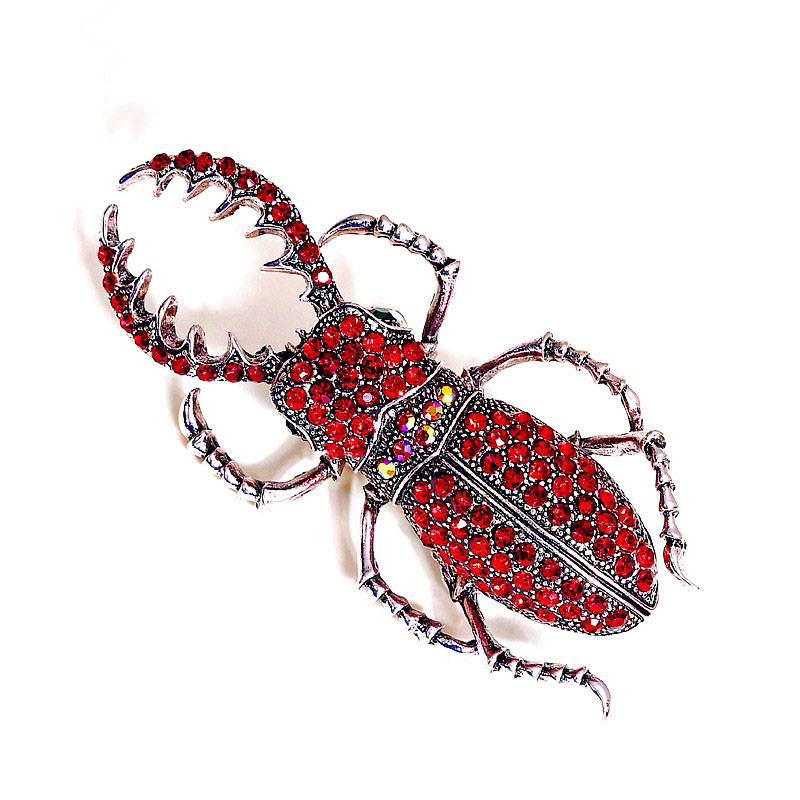High-end Beetles Enamel Pin Rh - Vintage Fashion Bug 评论和价格