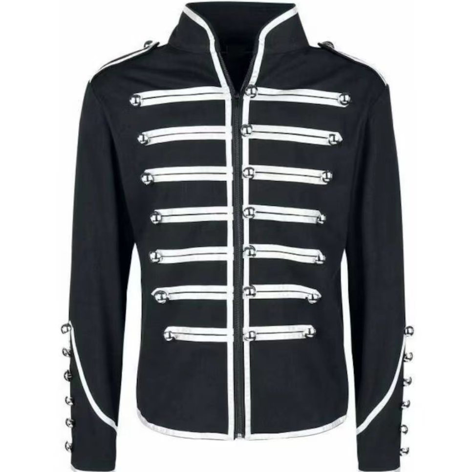 Men's Steampunk Rockstar Jacke - Vintage Fashion Jacket 评论和价格