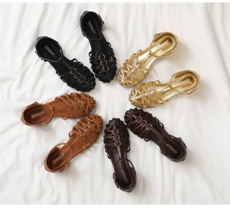 Plus Size Women Roman Sandals  - Vintage Fashion Women Dresses 评论和价格