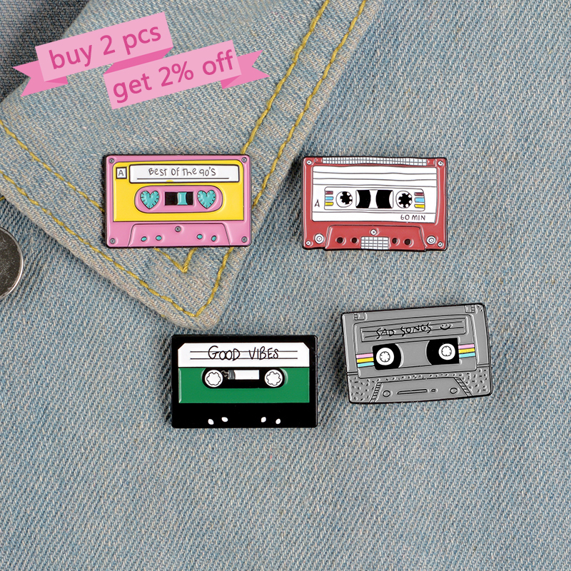 Good Vibes Only Enamel Pins Cu - Vintage Vibes Fashion 评论和价格