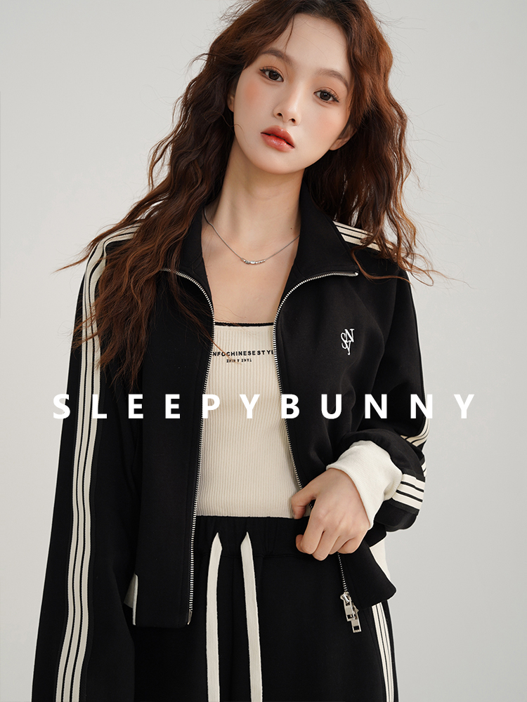 Vintage Sporty Casual Black Wh - Vintage Fashion Jacket 评论和价格