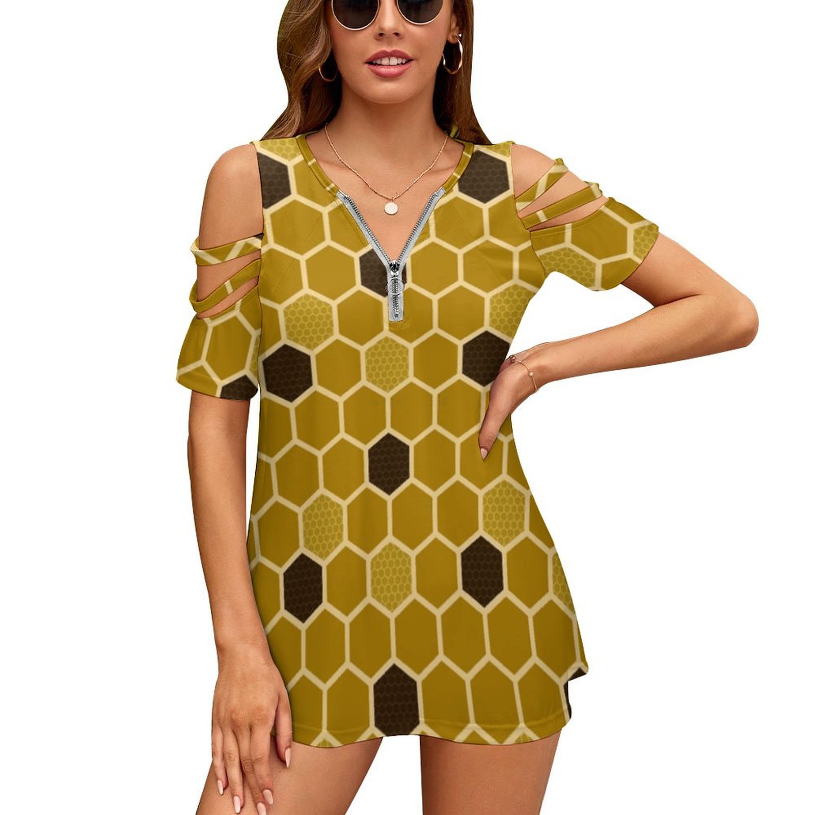 Honeycomb New Fashion Zip Off  - Vintage Fashion Bug 评论和价格