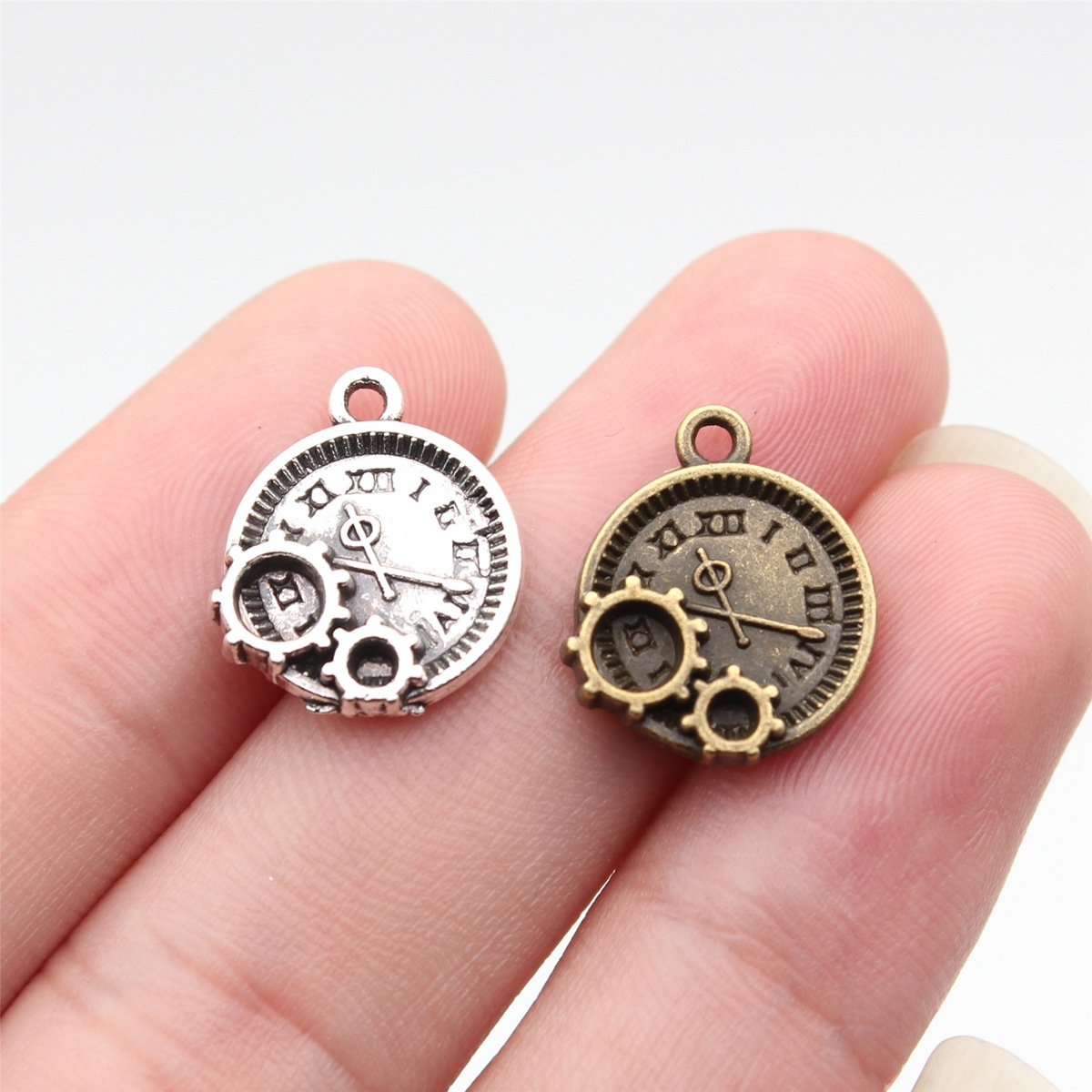 WYSIWYG 10pcs 16x14mm 2 Colors - Vintage Fashion Theme 评论和价格