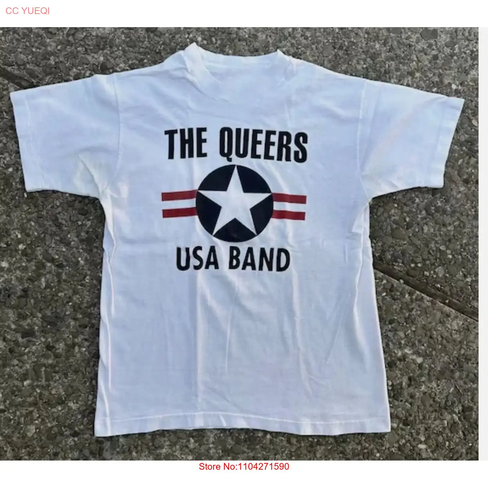 The Queers USA Band Logo Class - Vintage Queer Fashion 评论和价格