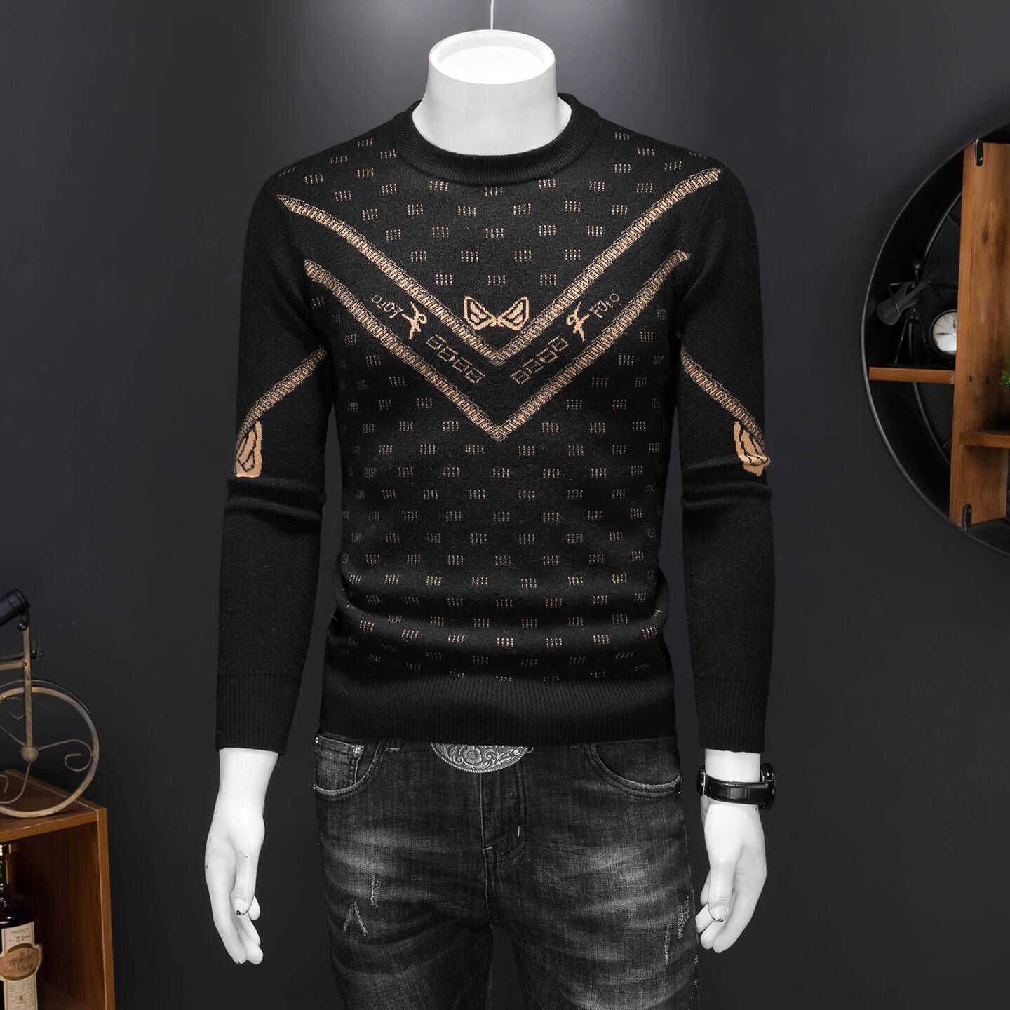 Vintage Fashion Sweater Men Wi - Vintage Fashion Club 评论和价格