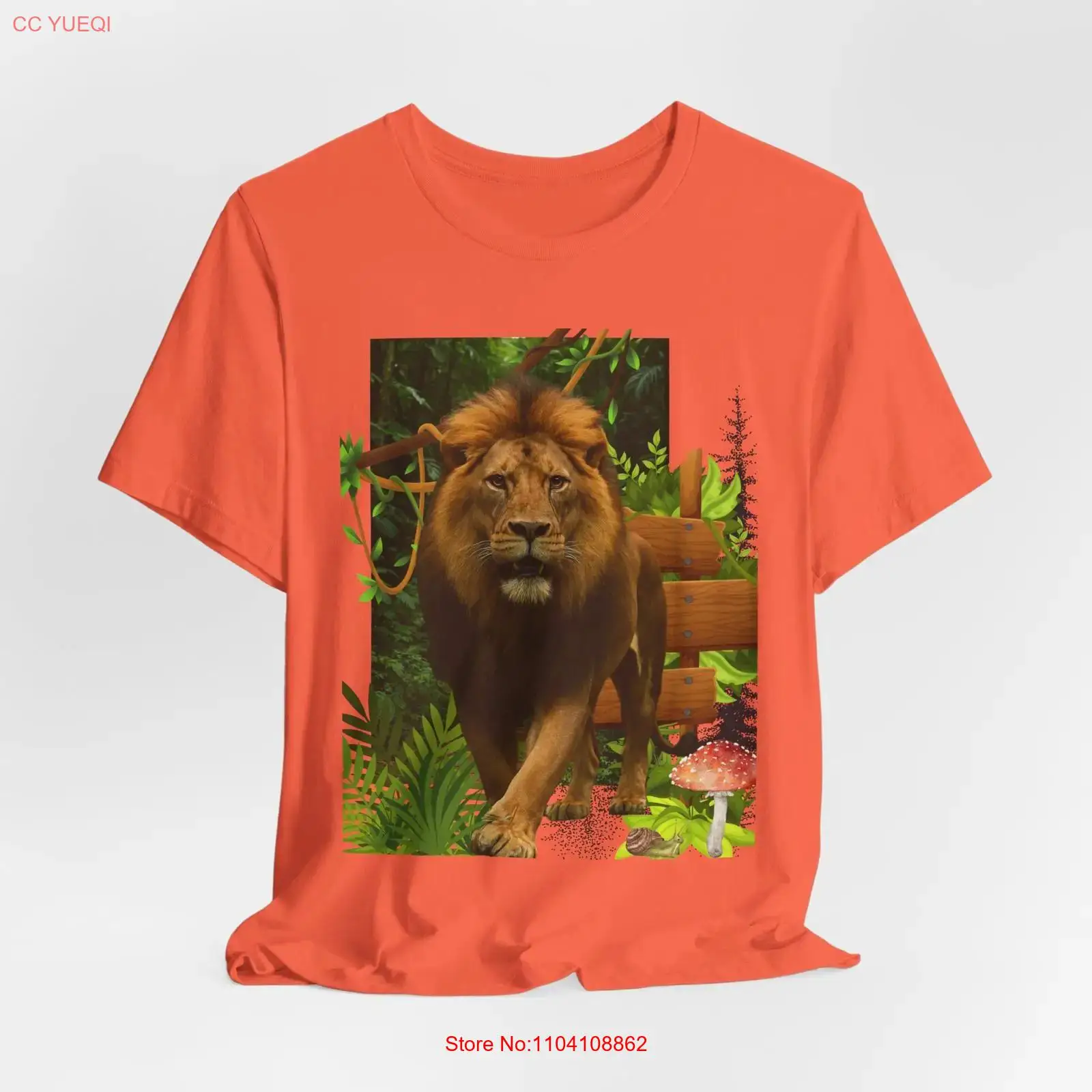 Lion Vibes T Shirt Animal Love - Vintage Vibes Fashion 评论和价格