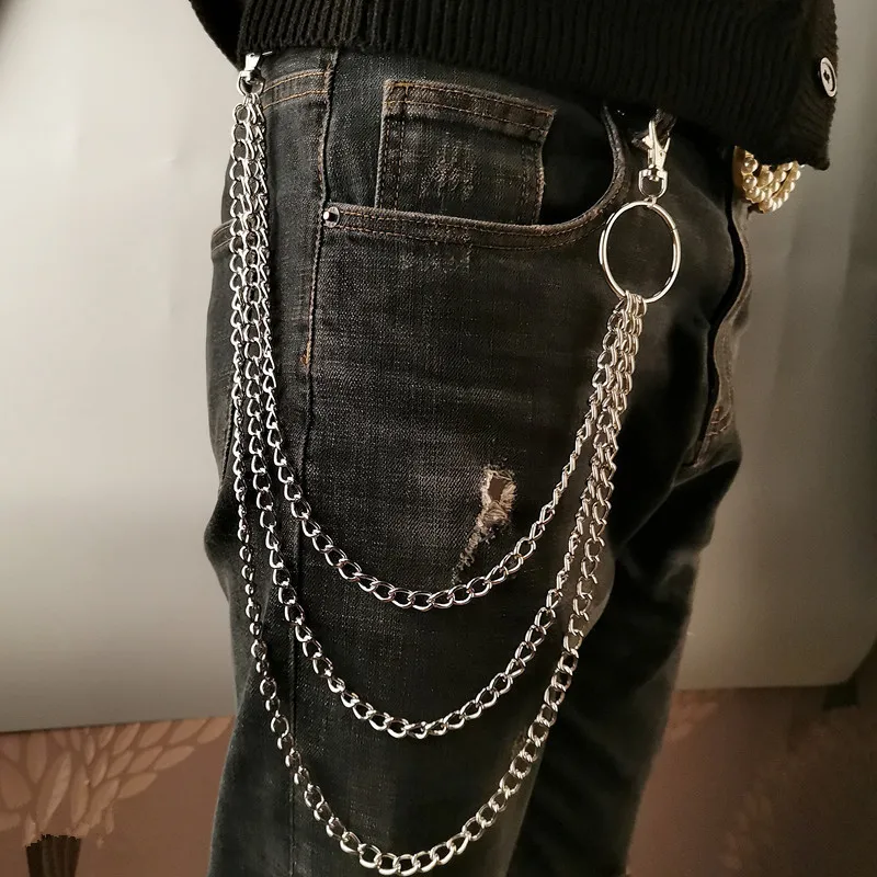 Layer Metal Belt Chain Punk Ho - Vintage Fashion Theme 评论和价格