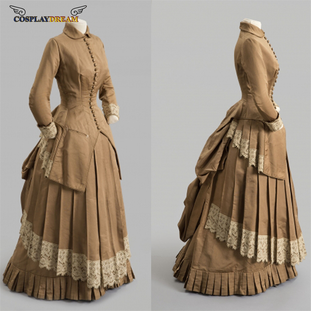 19th Century Fashion dress Vic - Vintage Fashion Women Dresses 评论和价格