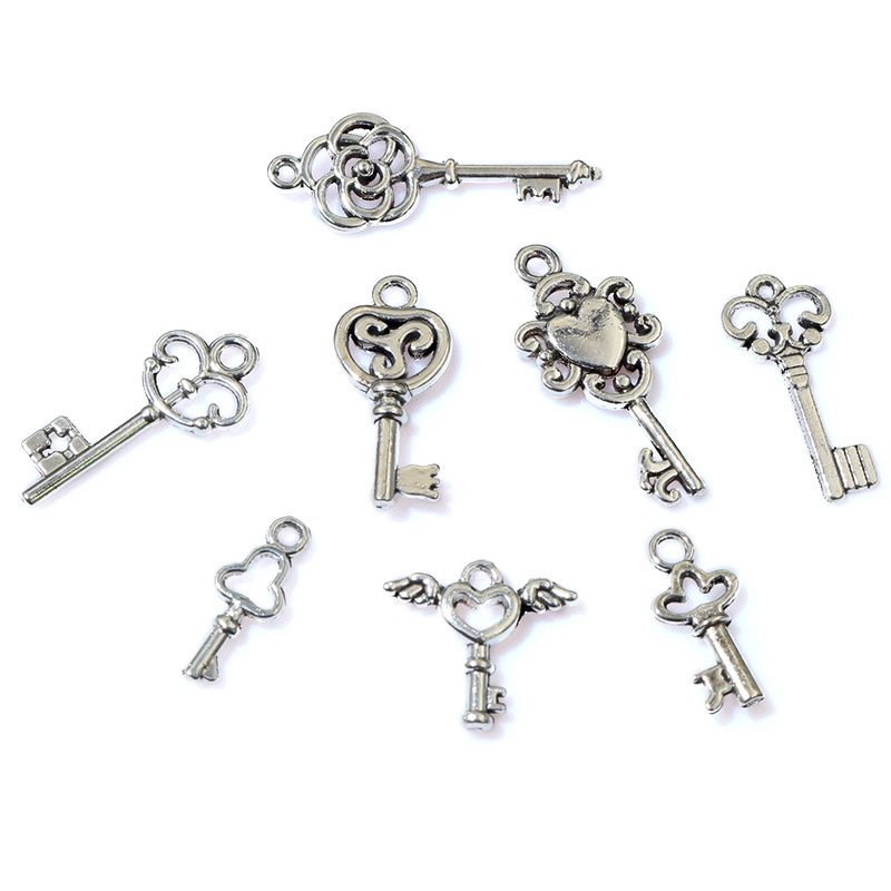 50pcs Vintage Small Key Charms - Vintage Fashion Theme 评论和价格