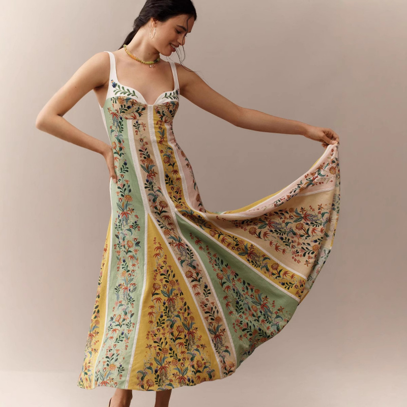 Fashion Elegant Women Sleevele - Vintage Fashion Women Dresses 评论和价格