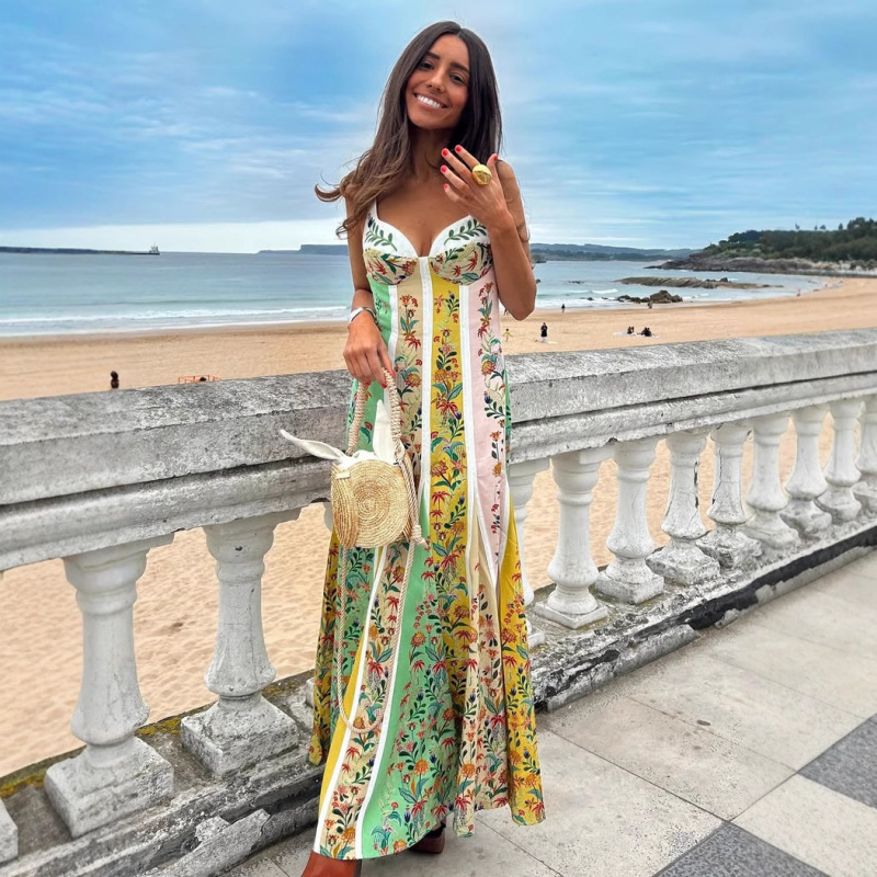 Fashion Elegant Women Sleevele - Vintage Fashion Women Dresses 评论和价格