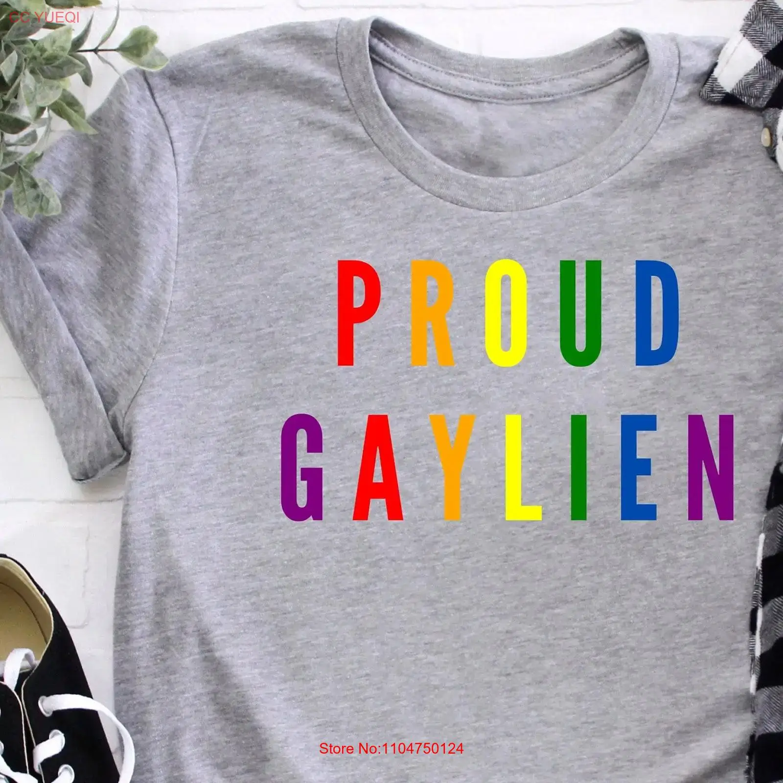Proud Gaylien T Shirt LGBT Pri - Vintage Queer Fashion 评论和价格