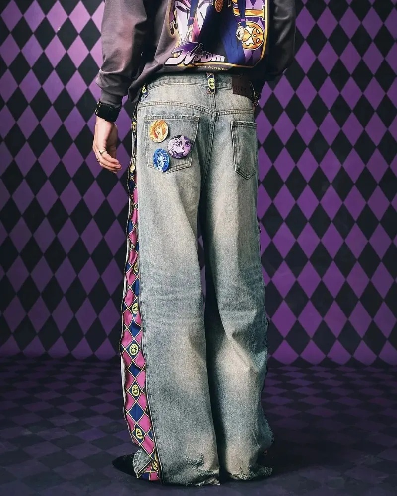 Y2K Streetwear Men Hip Hop Har - Vintage Zipper 评论和价格
