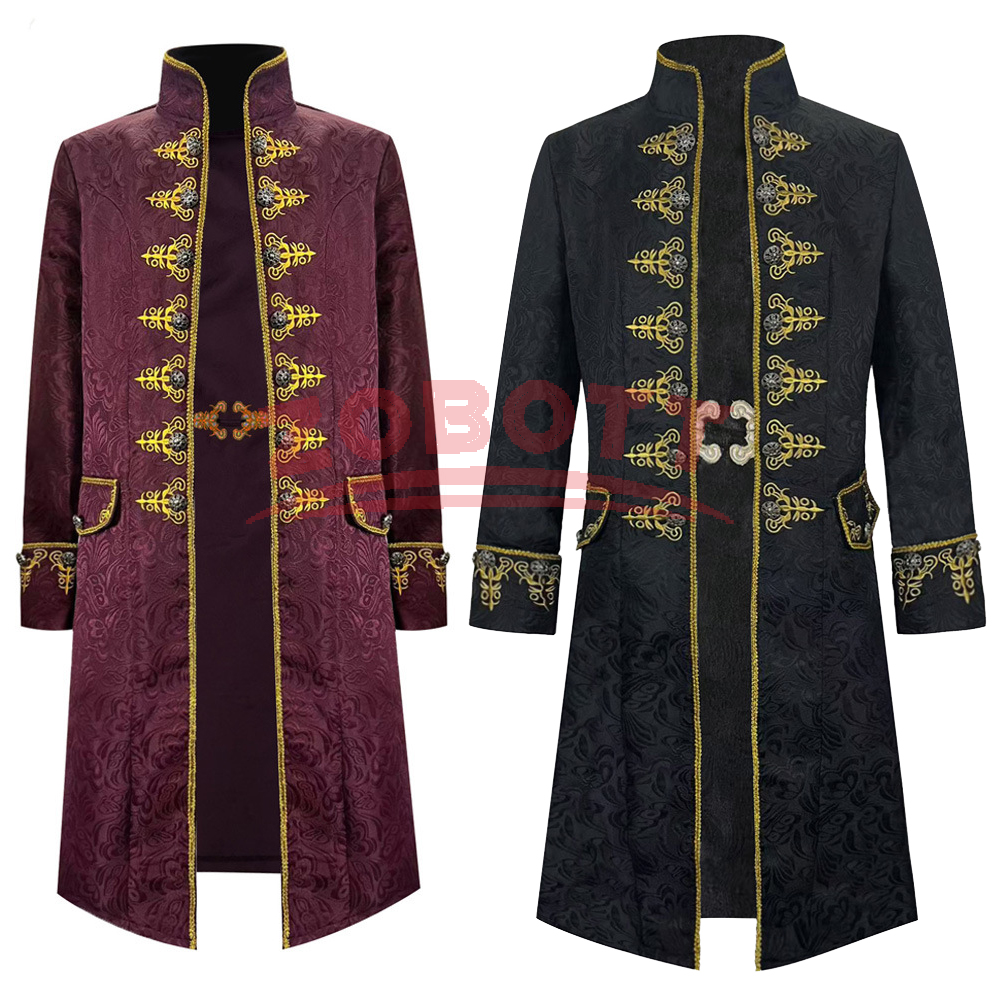 Pirate Cosplay Costumes Men's  - Vintage Fashion Jacket 评论和价格