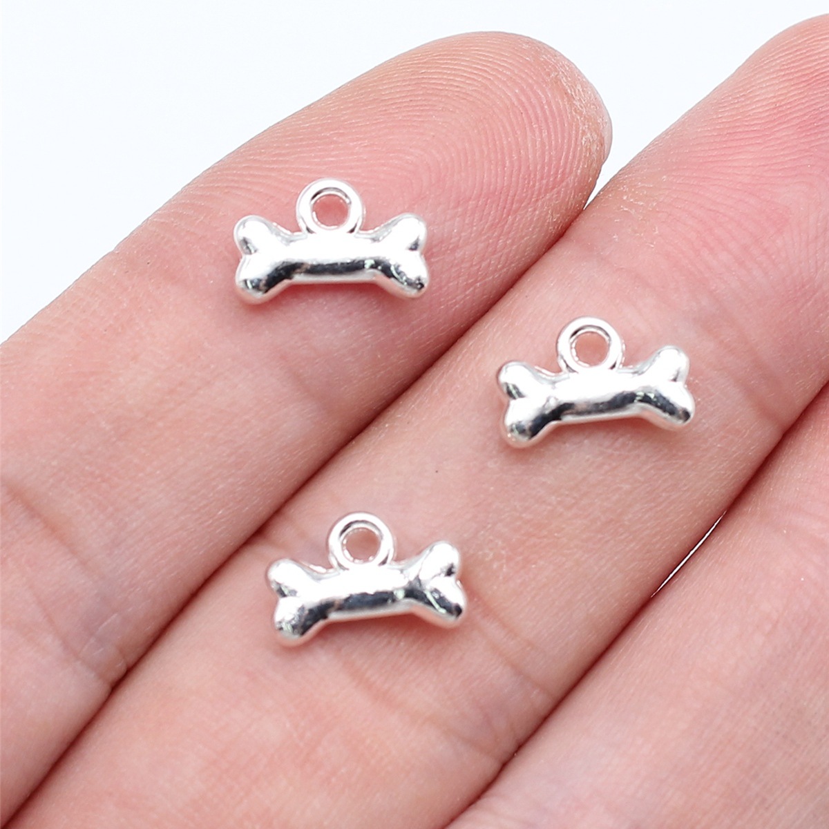 20pcs 10x7mm 5 Colors Dog Bone - Vintage Fashion Theme 评论和价格