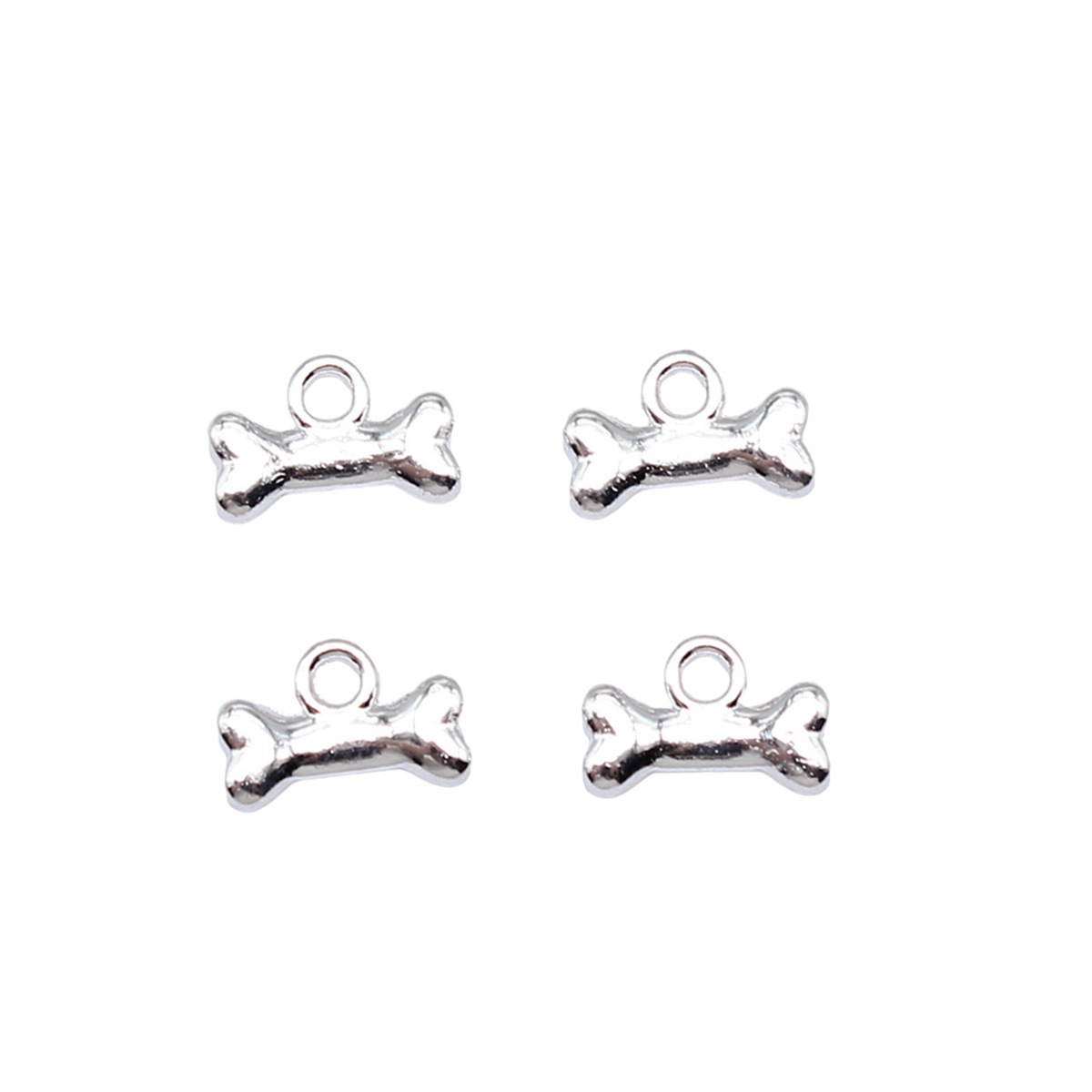 20pcs 10x7mm 5 Colors Dog Bone - Vintage Fashion Theme 评论和价格