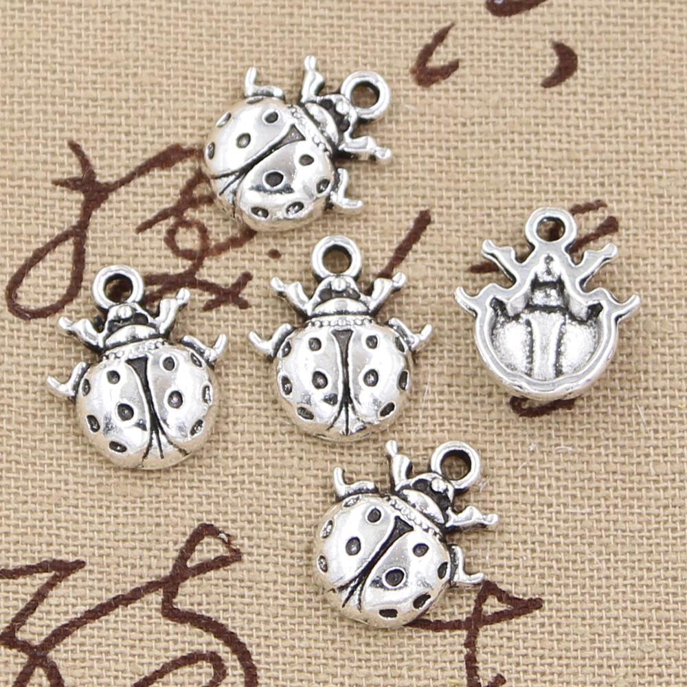 12pcs Charms Ladybug Bug 16x14 - Vintage Fashion Bug 评论和价格