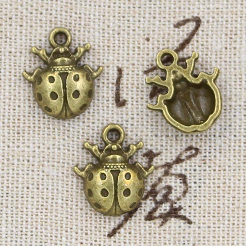 12pcs Charms Ladybug Bug 16x14 - Vintage Fashion Bug 评论和价格
