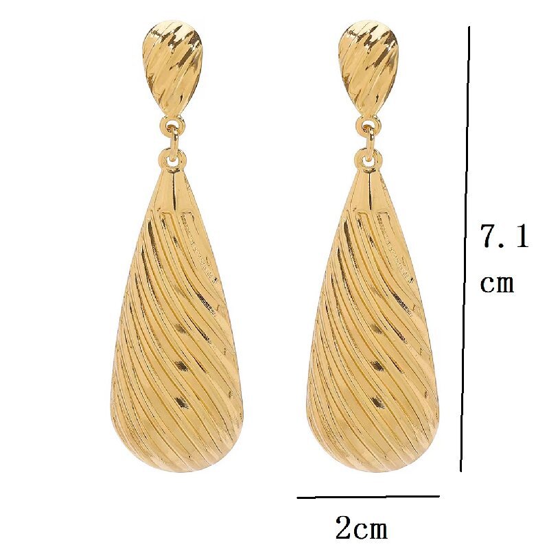 Women Geometric Teardrop Dangl - Vintage Fashion Instagram 评论和价格