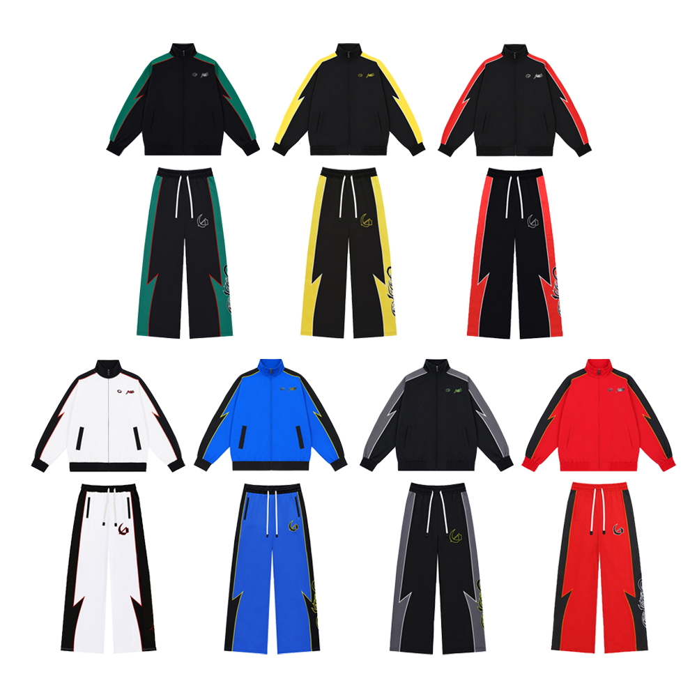 Y2k Streetwear Men's Sets Two  - Vintage Zipper 评论和价格