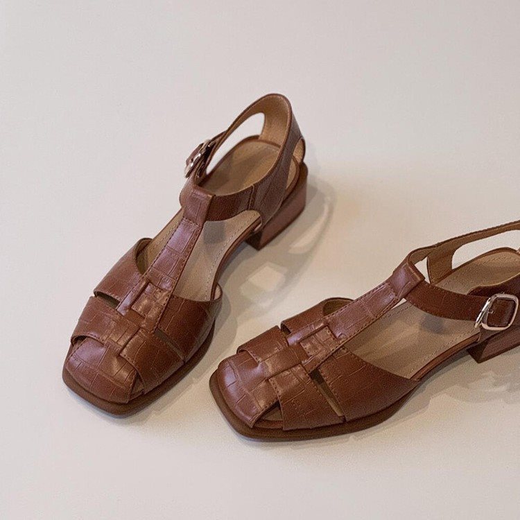 Women's Sandals Summer New Fas - Vintage Fashion For Women 评论和价格