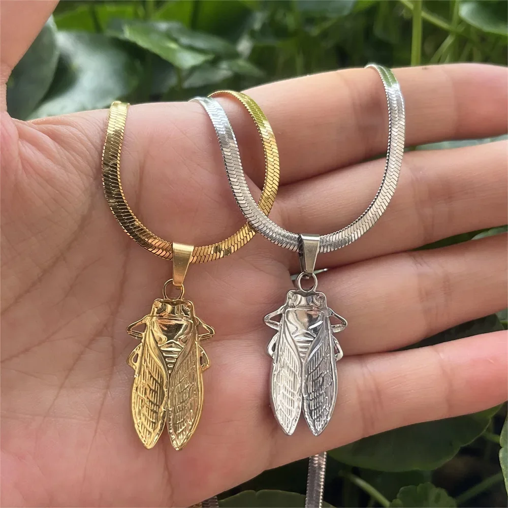 Stainless Steel Big Cicada Ant - Vintage Fashion Bug 评论和价格