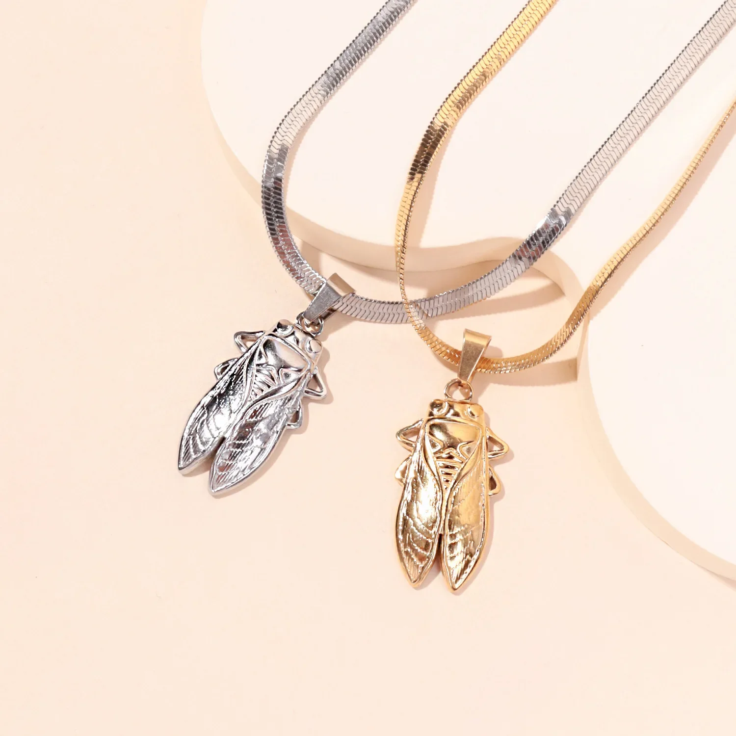 Stainless Steel Big Cicada Ant - Vintage Fashion Bug 评论和价格