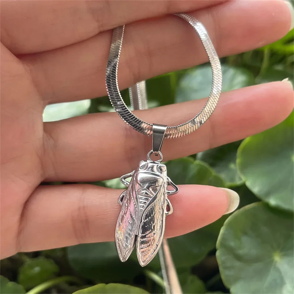 Stainless Steel Big Cicada Ant - Vintage Fashion Bug 评论和价格