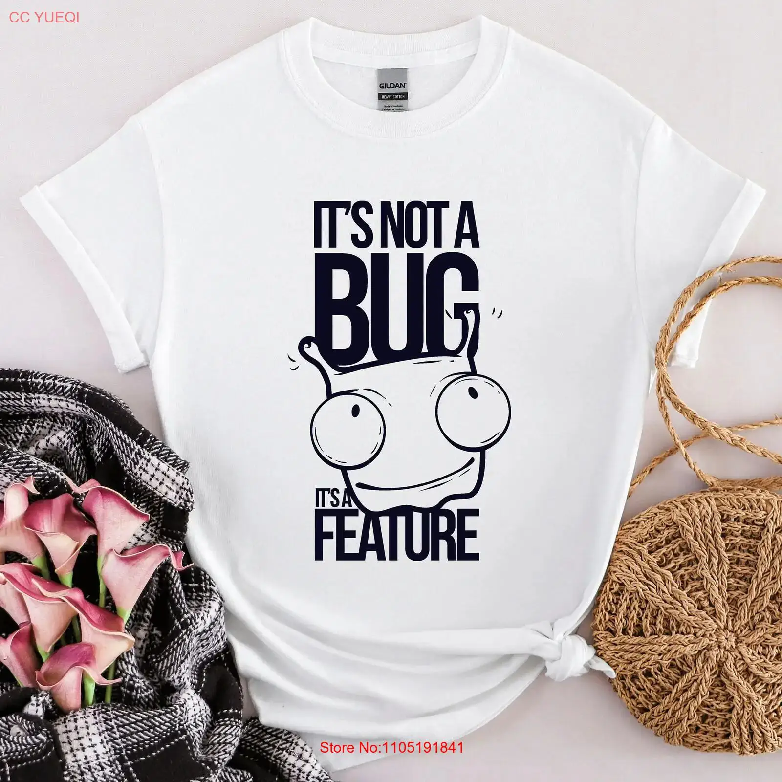 Gamer shirt its not a bug feat - Vintage Fashion Bug 评论和价格
