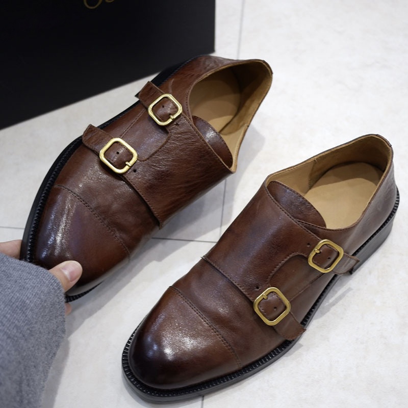 England Minimalist Vintage Lea - Vintage Fashion For Women 评论和价格