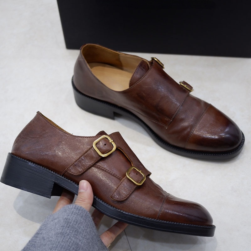 England Minimalist Vintage Lea - Vintage Fashion For Women 评论和价格