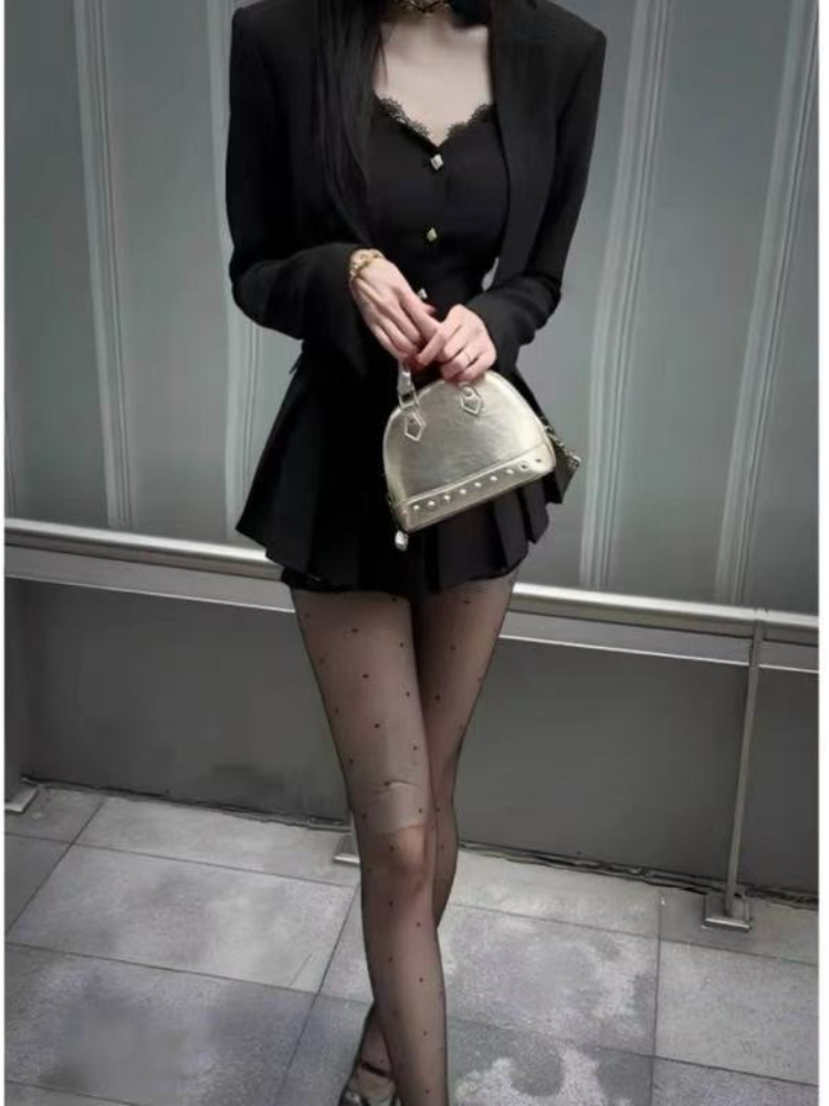 Autumn Sexy Vintage Elegant 3  - Vintage Fashion Jacket 评论和价格