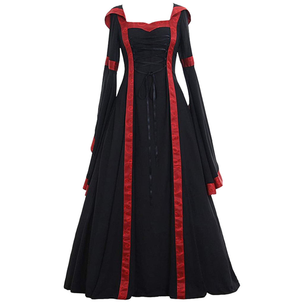 Women's Halloween Dressing Fas - Vintage Fashion Women Dresses 评论和价格